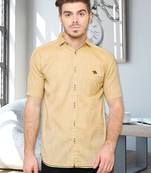 Men's slim fit lyocell casual shirt | half sleeves shirt for men