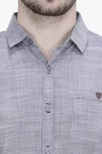 Men's slim fit lyocell casual shirt  | half sleeves shirt for men