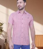 Men's slim fit lyocell casual shirt | half sleeves shirt for men