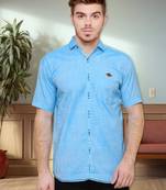 Men's slim fit lyocell casual shirt | half sleeves shirt for men