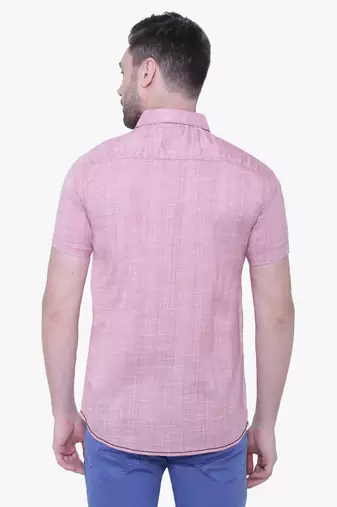 Men's slim fit lyocell casual shirt  | half sleeves shirt for men