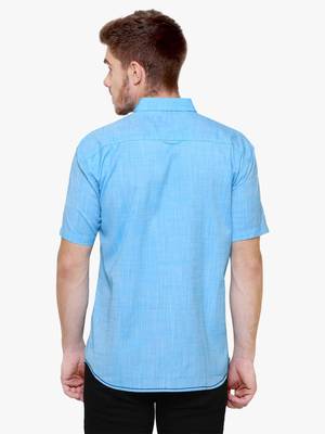 Men's slim fit lyocell casual shirt  | half sleeves shirt for men 2