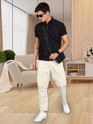 Men's half sleeve smart casual denim shirt | jeans shirt for men 3