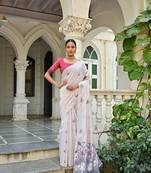 Blue pichwai pattern pallu and meenakari butti weaves Saree