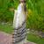 Off White Embroidered Linen Saree with Blouse