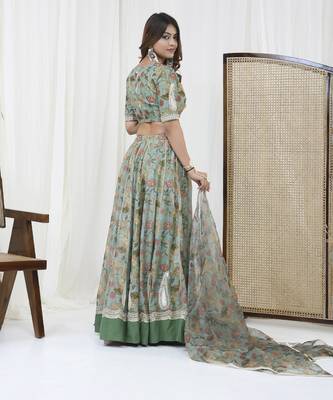 Mint Green Lehenga Set 2