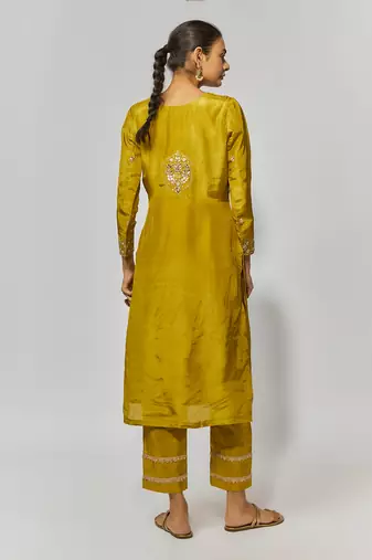 Golden yellow suit set