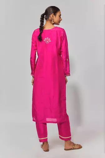 Hot pink suit set