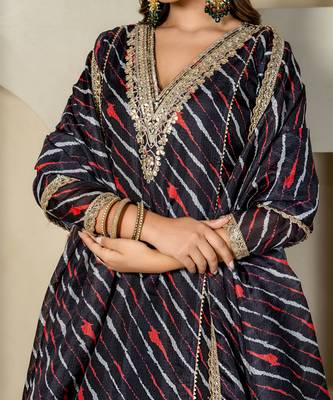 Black kota doriya sharara set 4