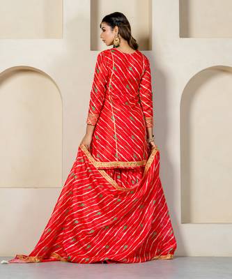 Red kota doriya sharara set 2