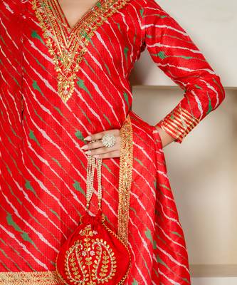 Red kota doriya sharara set 4