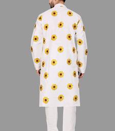 Mens digital print work kurta  kurta-pajama