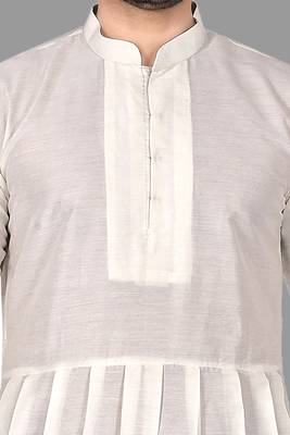 Mens pattern stitched anarkali kurta with churidar kurta-pajama 2