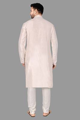 Mens plating work done in front  kurta-pajama 2