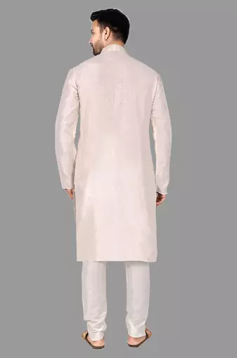 Mens plating work done in front  kurta-pajama