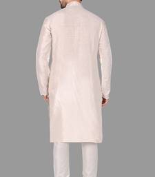Mens plating work done in front  kurta-pajama