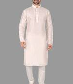 Mens plating work done in front  kurta-pajama
