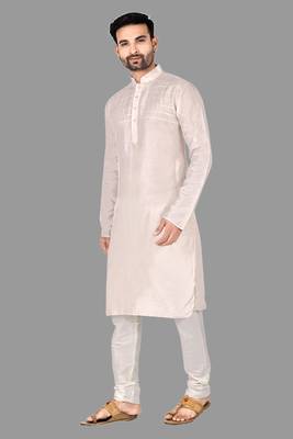 Mens plating work done in front  kurta-pajama 4