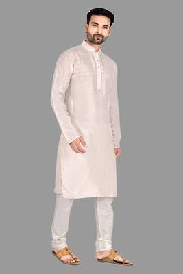 Mens plating work done in front  kurta-pajama 5