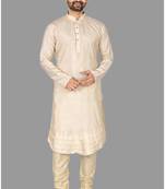 Mens plating work in daman stylished stitched  kurta-pajama