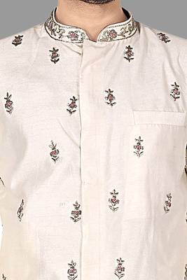 Mens hand work done semi indo all over front,collar & sleeves indo-western-dresses 3