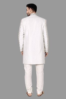 Mens hand work done semi indo all over front,collar & sleeves indo-western-dresses 2