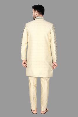 Mens hand work done semi indo all over front,collar & sleeves indo-western-dresses 2