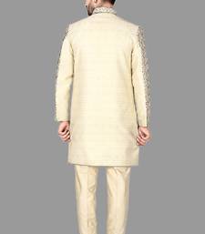 Mens hand work done semi indo all over front,collar & sleeves indo-western-dresses