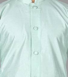 Mens front open kurta pattern stitched with churidar kurta-pajama