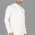 Mens designer wear pattern stitched open kurta with attached jacket without button men-kurtas