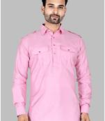 Mens pathani style short kurta designer wear men-kurtas