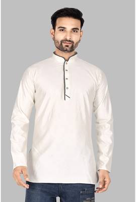 Mens stylish stitched short kurta  men-kurtas 1