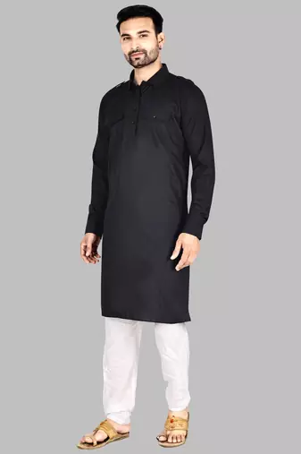Mens pattern stitched stylish pathani with salwar kurta-pajama