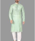 Mens pattern stitched stylish kurta with churidar kurta-pajama