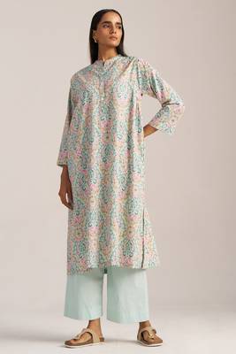 Aqua foam cotton co-ord set 1