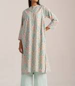 Aqua foam cotton co-ord set