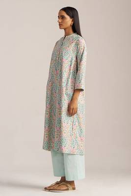 Aqua foam cotton co-ord set 2
