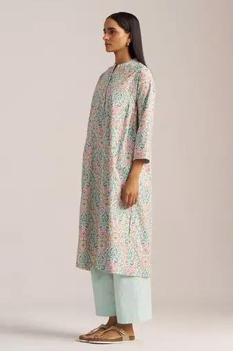 Aqua foam cotton co-ord set