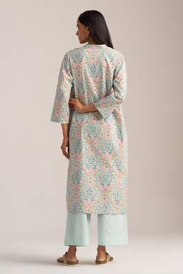 Aqua foam cotton co-ord set 3