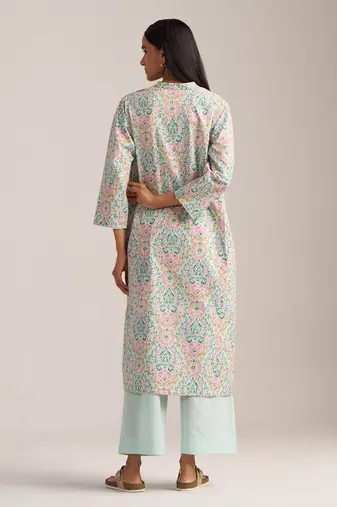Aqua foam cotton co-ord set