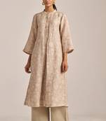 Moonlight beige linen co-ord set