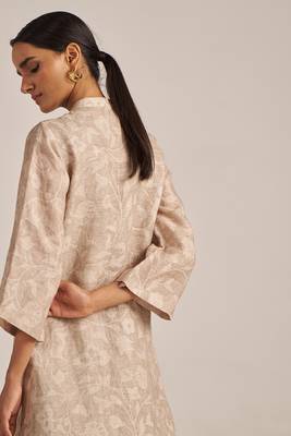 Moonlight beige linen co-ord set 4
