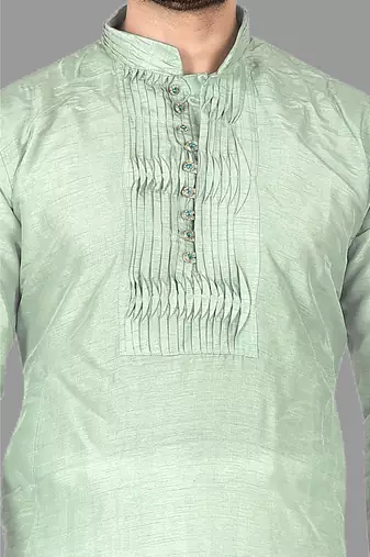 Mens pattern stitched stylish kurta with churidar kurta-pajama