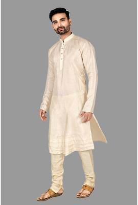 Mens plating work in daman stylished stitched  kurta-pajama 3