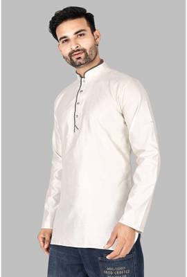 Mens stylish stitched short kurta  men-kurtas 3