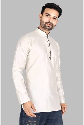 Mens stylish stitched short kurta  men-kurtas 4