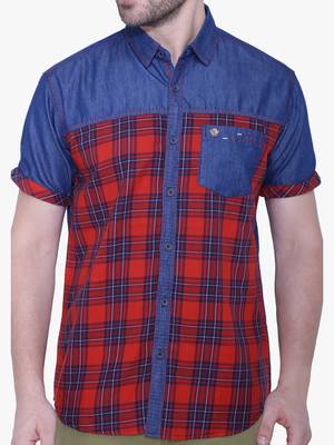 Men's half sleeve casual denim shirt | jeans shirt for men 4