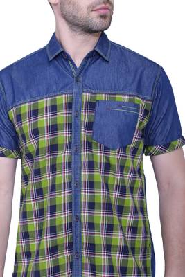 Men's half sleeve casual denim shirt | jeans shirt for men 4