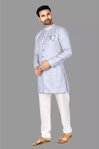 Mens semi indo stitched  indo-western-dresses
