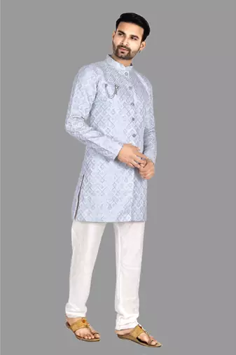 Mens semi indo stitched  indo-western-dresses